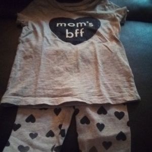 Mom's BFF Slub Jersey Tee Set